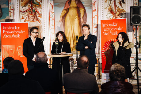 Pressekonferenz Innsbrucker Festwochen 01.12.2025 | © Amir Kaufmann Pressekonferenz Innsbrucker Festwochen 01.12.2025 | © Amir Kaufmann