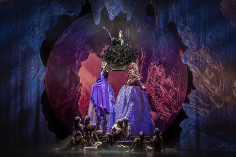 Ester Ferraro (Discordia), Neima Fischer (Proserpina), José Coca Loza (Plutone) | © Birgit Gufler