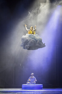 Sophie Rennert (Giunone), Rocco Cavalluzzi (Momo) | © Birgit Gufler Sophie Rennert (Giunone), Rocco Cavalluzzi (Momo) | © Birgit Gufler