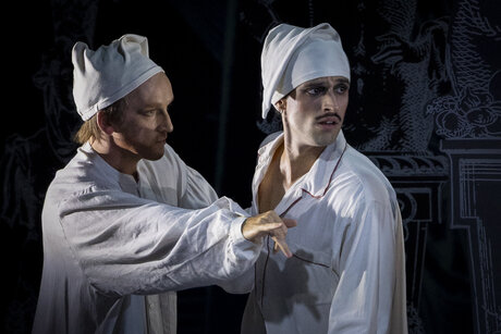 Peter Edge (Nicandro), Salvador Simão (Aminta) | © Birgit Gufler Peter Edge (Nicandro), Salvador Simão (Aminta) | © Birgit Gufler