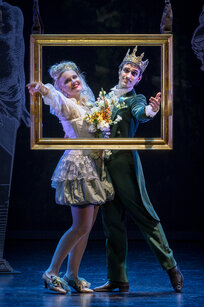 Justina Vaitkute (Irene), Salvador Simão (Aminta) | © Birgit Gufler Justina Vaitkute (Irene), Salvador Simão (Aminta) | © Birgit Gufler