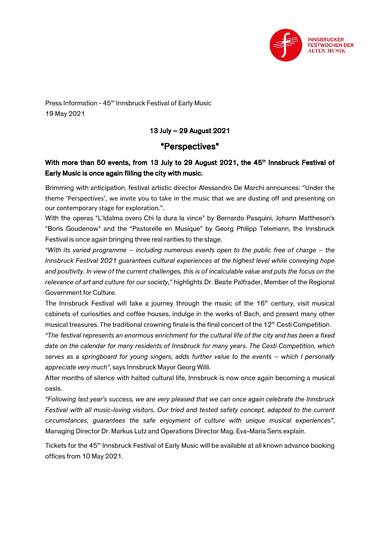 Press release program presentation 2021