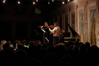 Café Zimmermann im Spanischen Saal von Schloss Ambras © Innsbrucker Festwochen / Celina Friedrichs