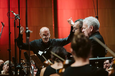 Il Messia Alessandro De Marchi, Luigi De Donato, Jeffrey Francis & das Innsbrucker Festwochenorchester in «Il Messia» © Felix Pirker
