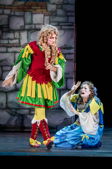 Julian Rohde (Alfo) & Helena Schuback (Alvilda) © Birgit Gufler