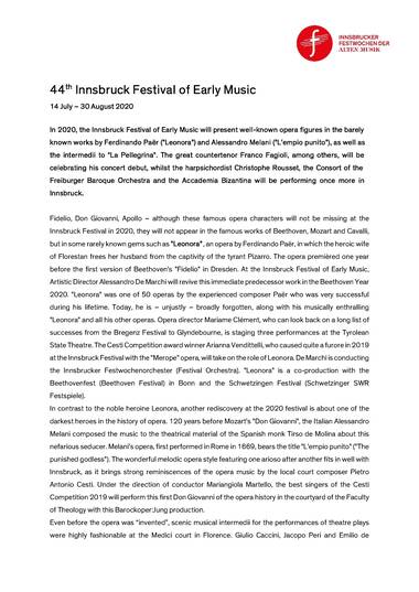 Press Release programm 2020
