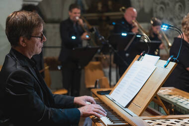 Diego Fasolis, I Barocchisti, Solisti e Coro della Radiotelevisione svizzera in der Hofkirche  © Michael Venier