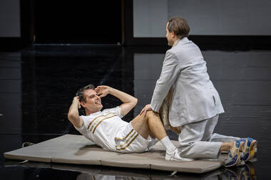 Raffaele Pe (Megacle) & Bejun Mehta (Licida) © Birgit Gufler Raffaele Pe (Megacle) & Bejun Mehta (Licida) in «Olimpiade» © Birgit Gufler