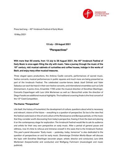 Press release program 2021