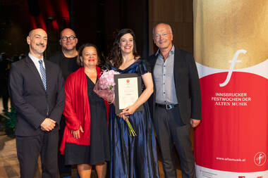 Alessandro De Marchi, Sebastian Schwarz, Regina Etz, Charlotte Bowden, Mathilde Ortscheidt und Franz Etz © Die Fotografen