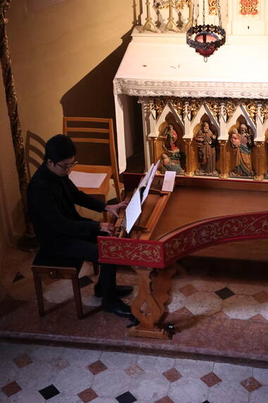 Solo cembalo © Leonie Schiessendoppler