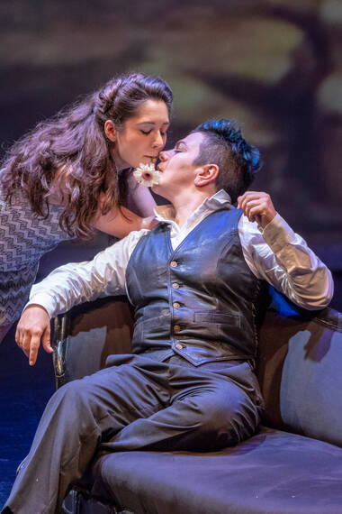 Semele Francesca Aspromonte (Semele), Sonia Prina (Giove);
© Innsbrucker Festwochen / Rupert Larl