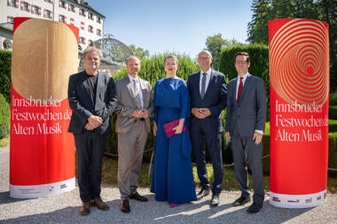 Ottavio Dantone, Johannes Anzengruber, Eva-Maria Sens, Anton Mattle, Markus Lutz © Birgit Pichler