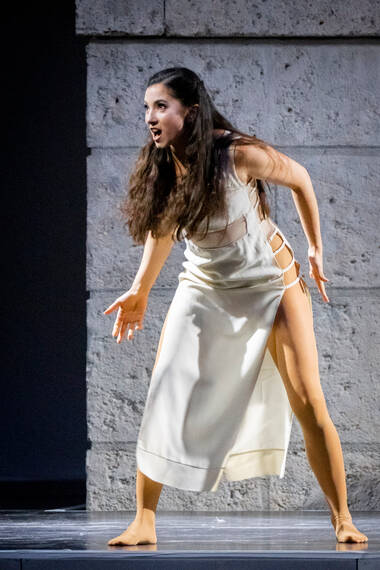 Apollo e Dafne Sara-Maria Saalmann (Dafne);
© Innsbrucker Festwochen / Rupert Larl