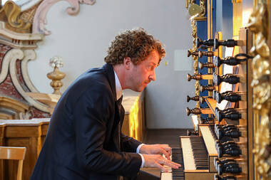 Jörg Halubek im Dom zu St. Jakob © Celina Friedrichs