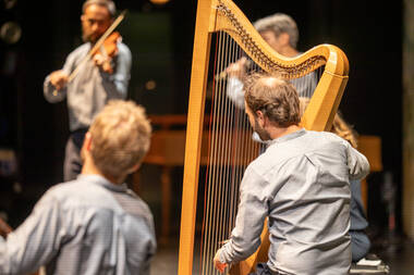 The Curious Bards in "By Moonlight on the Green" im Tiroler Landestheater (5) © Innsbrucker Festwochen/Lercher