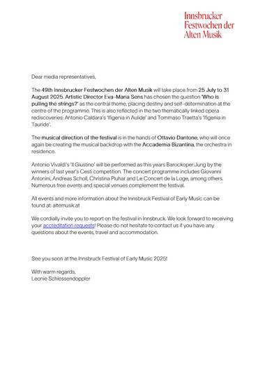 press release: invitation to accreditation 2025