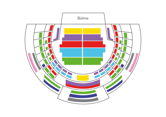 2022 Saalplan Tiroler Landestheater Großes Haus